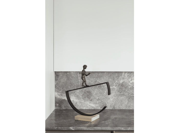 Sculpture bronze Balance de Gardeco