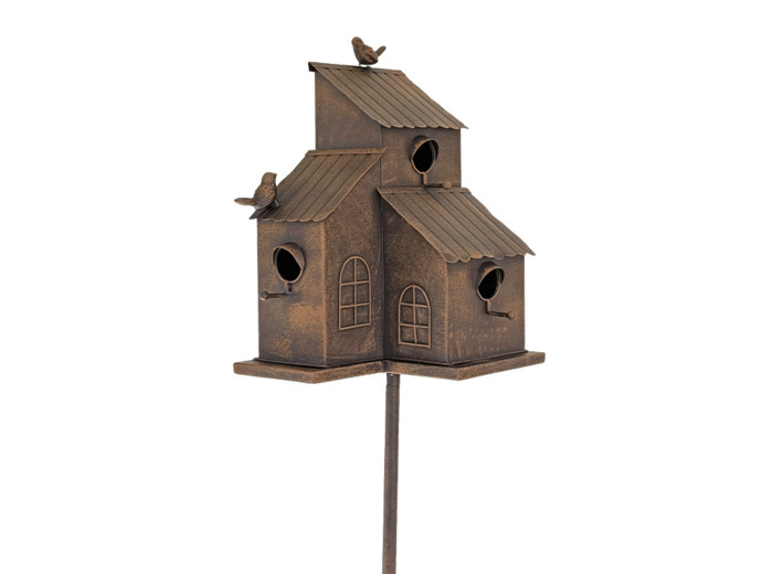 Grand nichoir oiseaux maison 25x23x163cm