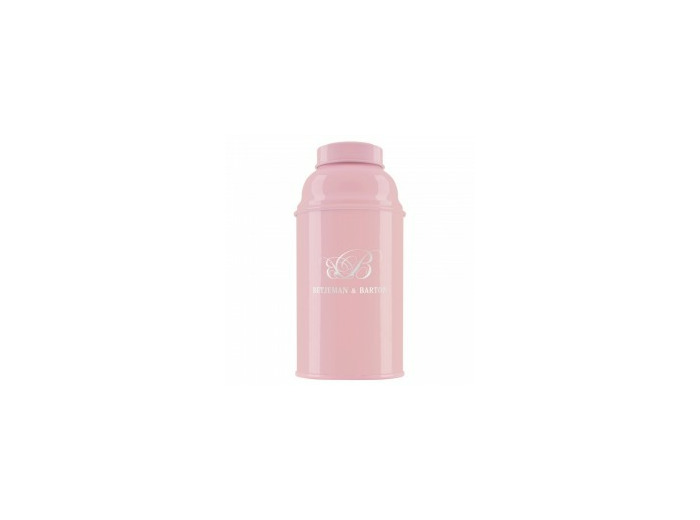 Boîte à thé biberon 100gr rose pastel