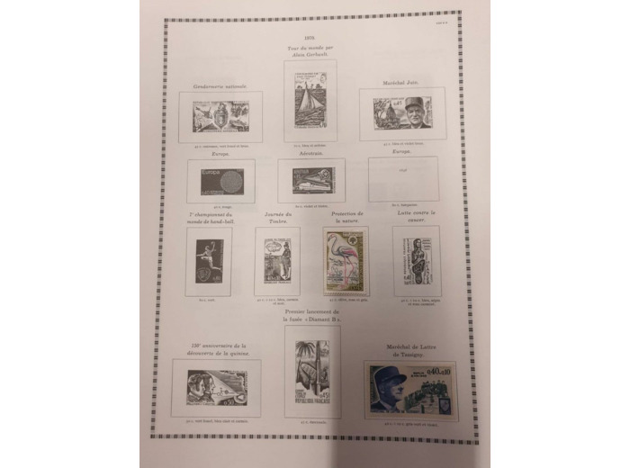 FRANCE FEUILLES FS 1970-1984 Yvert et Tellier OCCASION