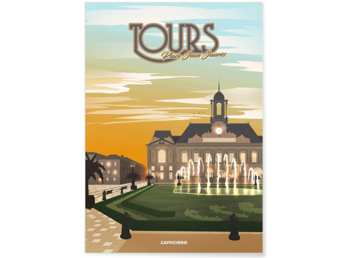 Affiche Tours : Jean Jaurès
