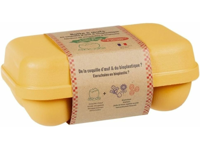 Boîte 6 œufs - jaune Ah!Table!