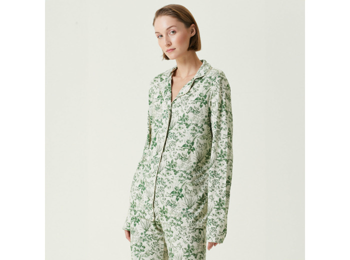 Pyjama TREFLES VERT Garnier-Thiebaut