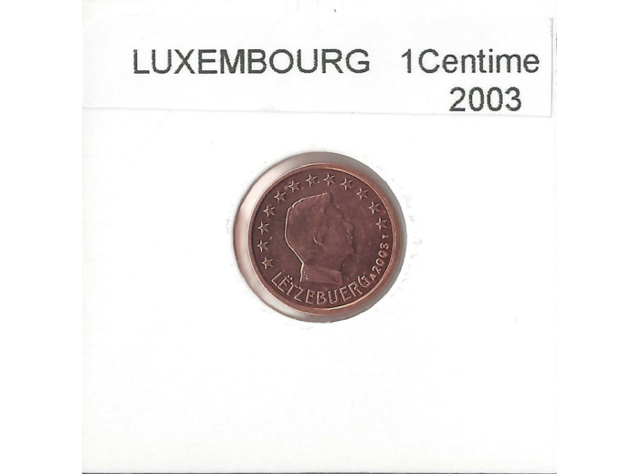 Luxembourg 2003 1 CENTIME SUP