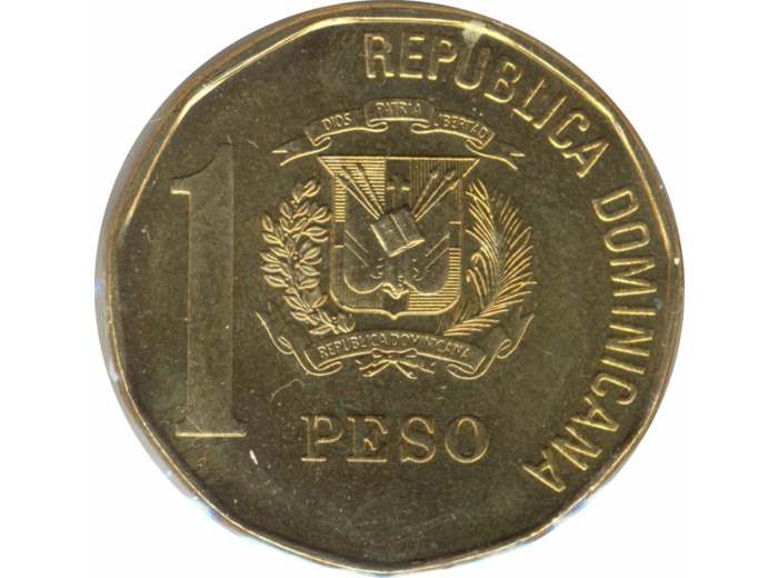 REPUBLIQUE DOMINICAINE 1 PESO 2005 TTB+