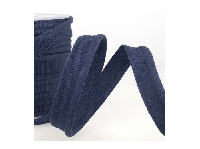 Simple passepoil marine 519 C27 8mm 100%polyester le mètre 519C27