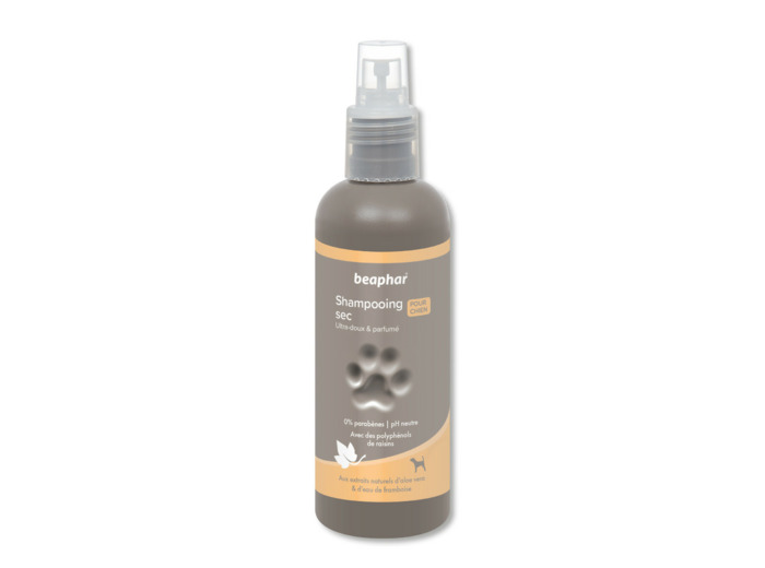 Shampooing sec premium ultra-doux pour chien - 200ml