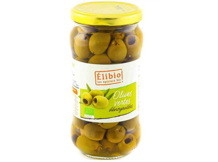 Olives Vertes Dénoyautées Bio 350g