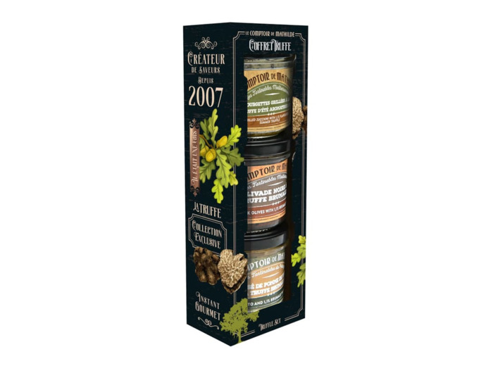 Coffret 3 tartinables Truffe