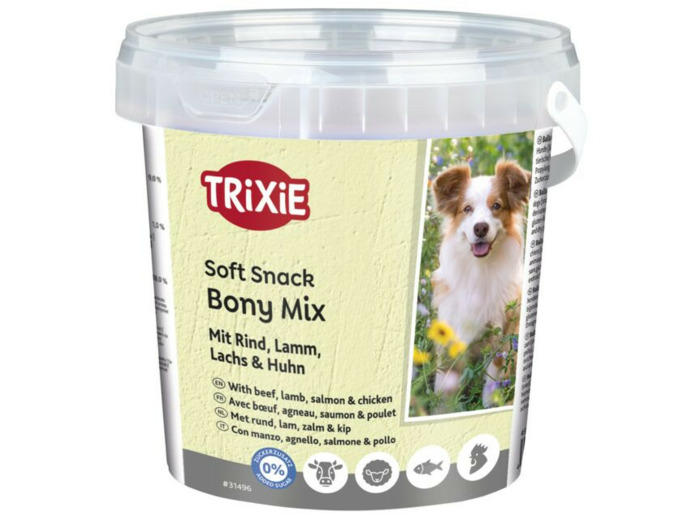 TRIXIE, Soft Snack Bony Mix - 500g