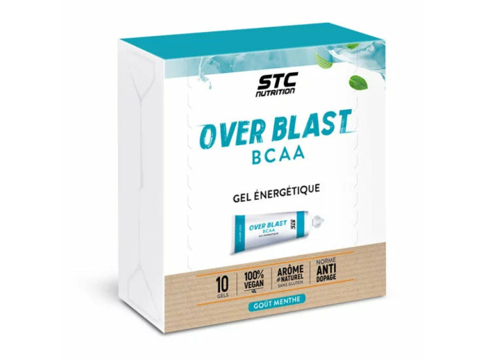 Gels énergétiques OVER BLAST BCAA-10x25g-STC