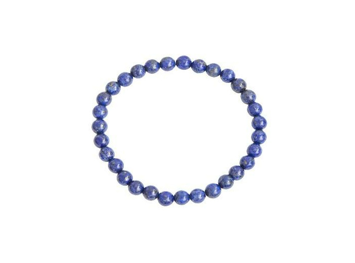 Bracelet en lapis lazuli 6 mm