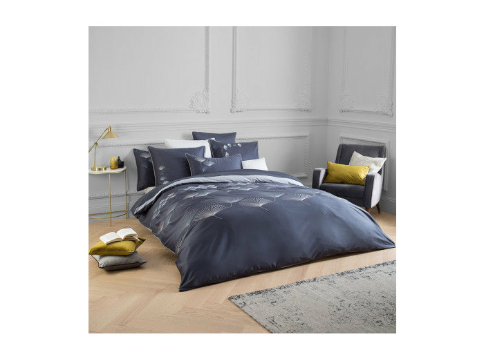 Housse de couette PISTIL BLEU NUIT Garnier-Thiebaut