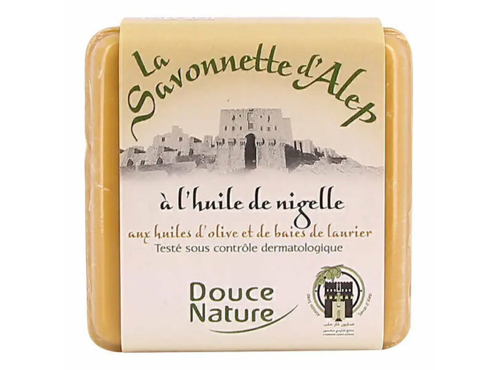 Savon d'Alep à l'huile de Nigelle-100g-Douce nature