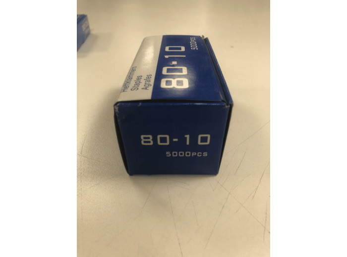 Agrafes 80 10mm 5000pièces GKL80010