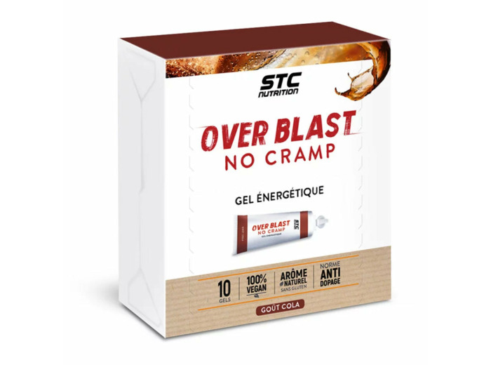 Gels énergétiques OVER BLAST NO CRAMP-10x25g-STC