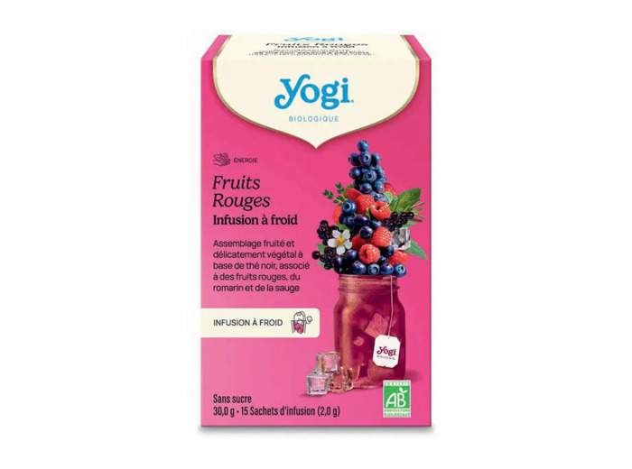 Infusion à Froid Fruits Rouges 15 sachets–Yogi Tea