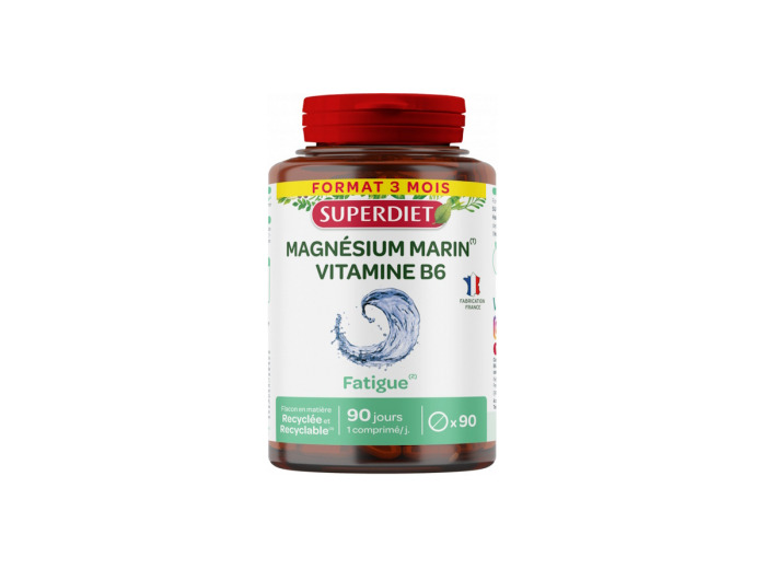 Magnesium marin Vitamine B6 90 comprimés