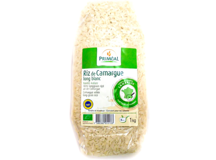 Riz de Camargue Long Blanc Bio 1kg