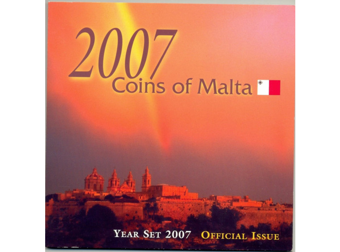 MALTE 2007 SERIE 8 MONNAIES B.U