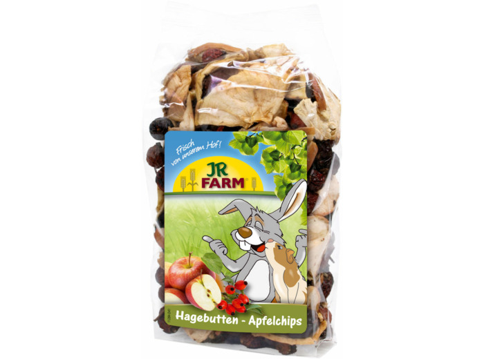JR Chips de Pomme & églantier pour rongeurs - 125g
