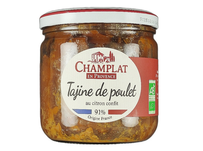 Tajine de Poulet Citron Confit 340g Bio