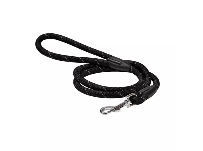 Bobby - Laisse tubulaire noir pour chien