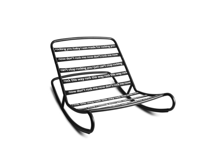 Chaise berçante ROCK 'N ROLL