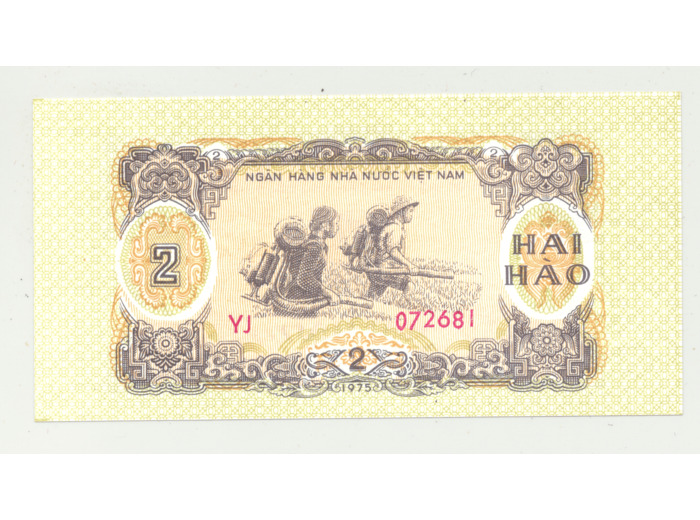 VIET-NAM 2 HAO ND (1975) SERIE YJ NEUF (W78a)