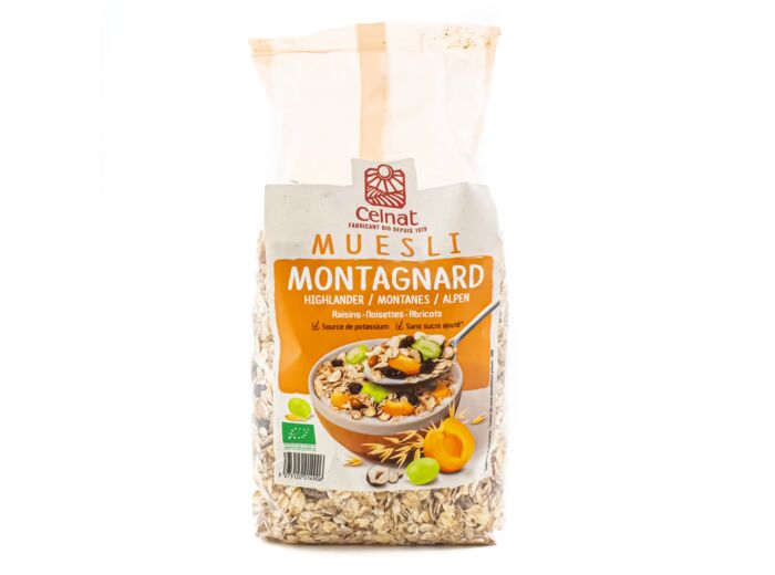 Céréales Déjeuner Müesli Montagnard Bio 500g