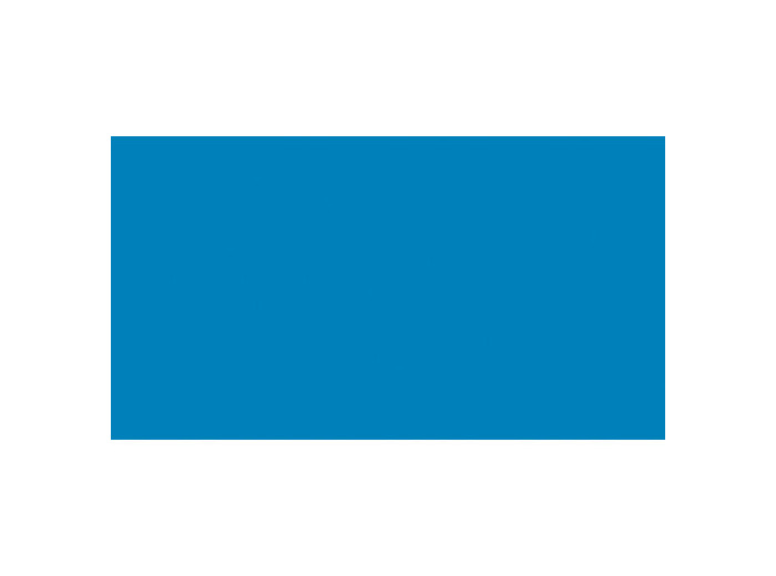 Poster Noir/Bleu - 100 x 50 cm