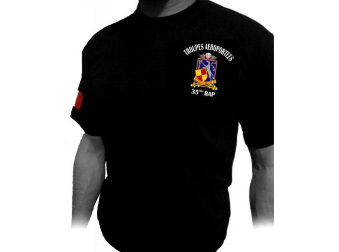 T-shirt 35ème RAP (Régiment d'Artillerie Parachutiste)