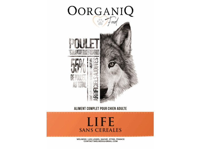 LIFE "poulet" croquettes sans céréales - 12 kg