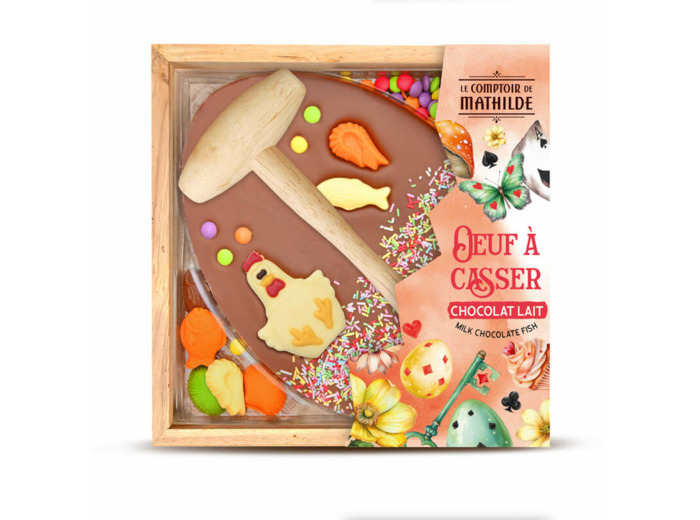 Oeuf à casser Chocolat Lait 300G