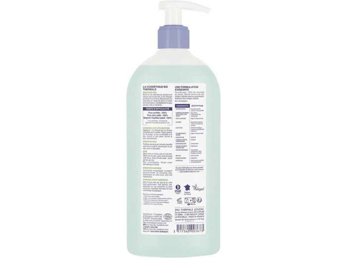 Gel nettoyant purifiant 400ml Jonzac - Pure