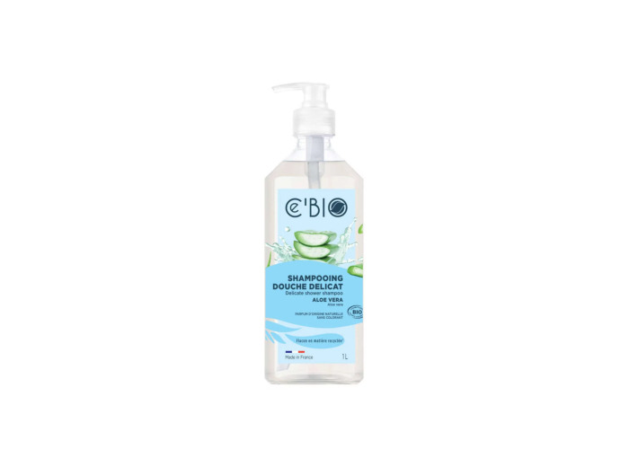 Shampooing gel douche Aloe Vera 1L