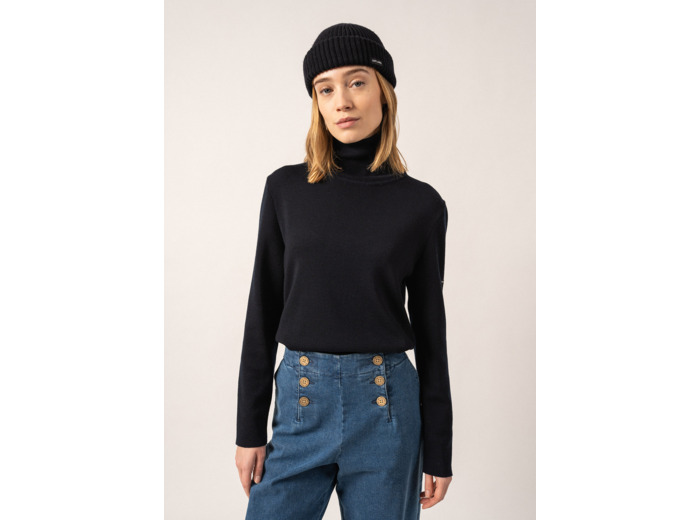 Pull fin à col roulé Houat