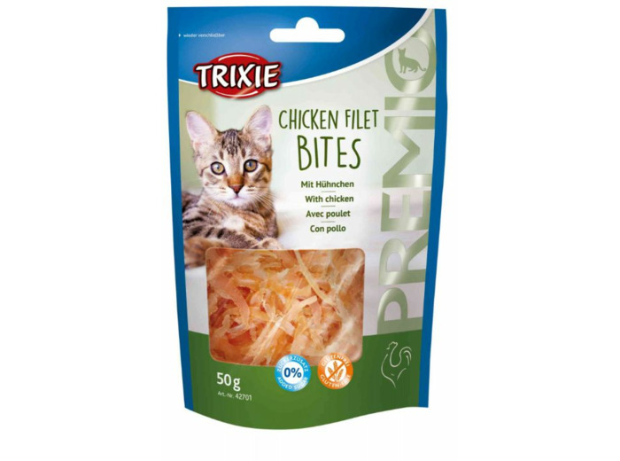 Friandises lamelles de poulet - 50g