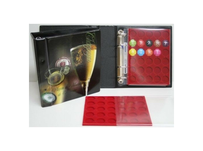 ALBUM POUR CAPSULES DE CHAMPAGNE ARTLINE 7965 (safe)