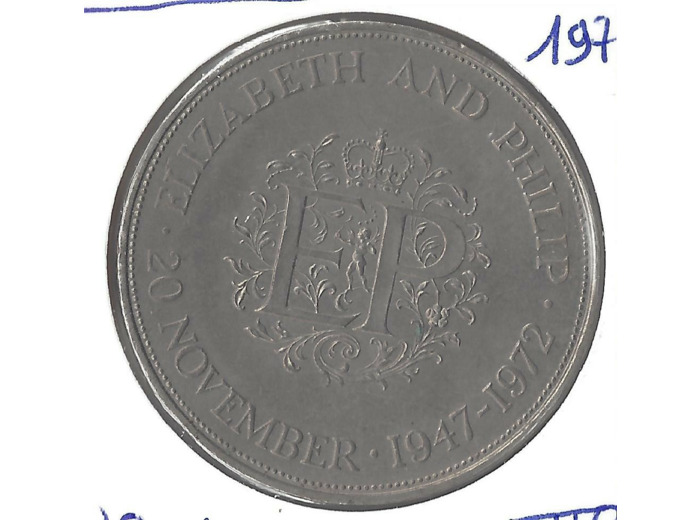 GRANDE BRETAGNE 25 NEW PENCE 1972 TTB+