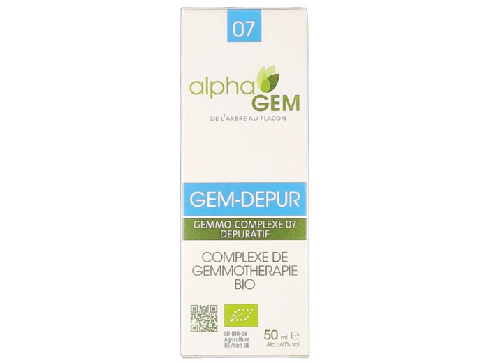 Complexe de Gemmothérapie Bio Gem-Depur Bio 50ml