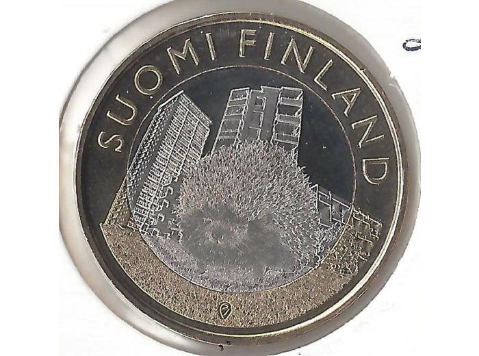 FINLANDE 2015 5 EURO HERISSON SUP