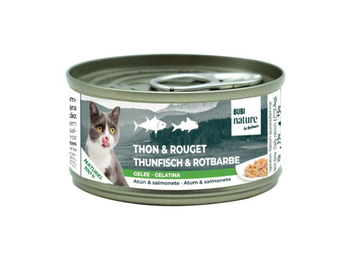 Bubi Nature, thon/rouget, gelée - 70g