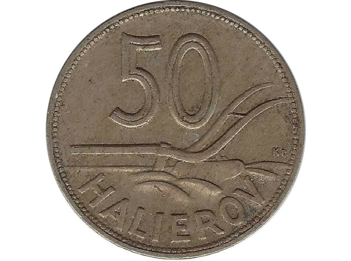 SLOVAQUIE 50 HALIEROV 1941 TTB