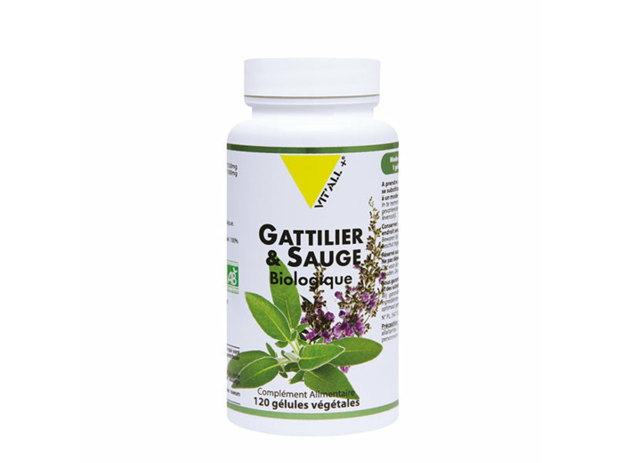 Gattilier et Sauge Bio-120 gélules-Vit'all+