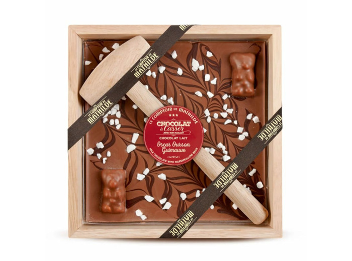 Chocolat à Casser Lait Oscar Ourson Guimauve 350g