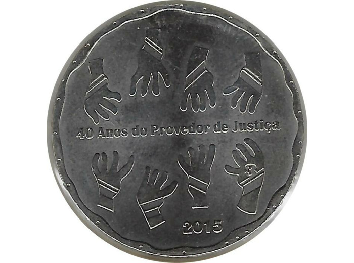 PORTUGAL 2015 2.50 EURO 40 ANOS DO PROVADOR DE JUSTICA SUP