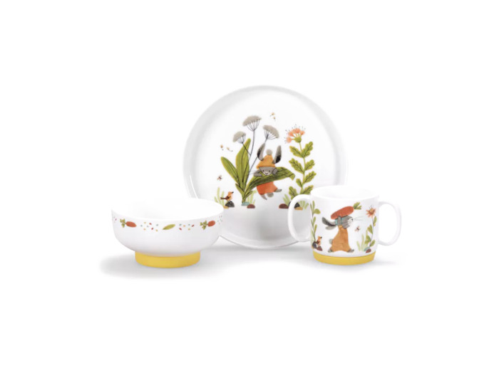 Set de vaisselle en porcelaine Moulin Roty