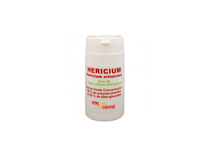 Héricium biologique extrait 500mg 60 gélules