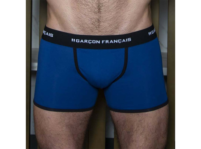 Boxer long Garçon Français Bleu roi